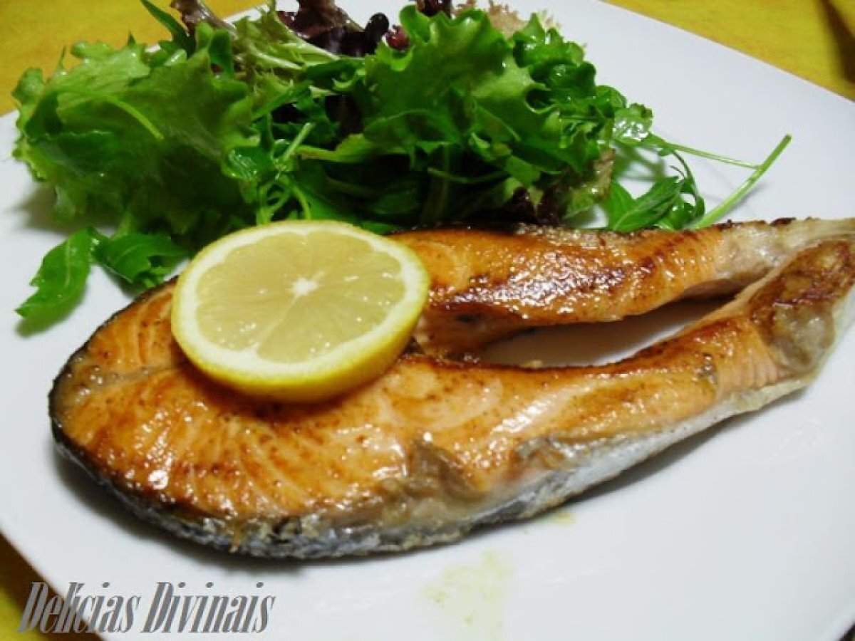 Salmão com Molho de Limão