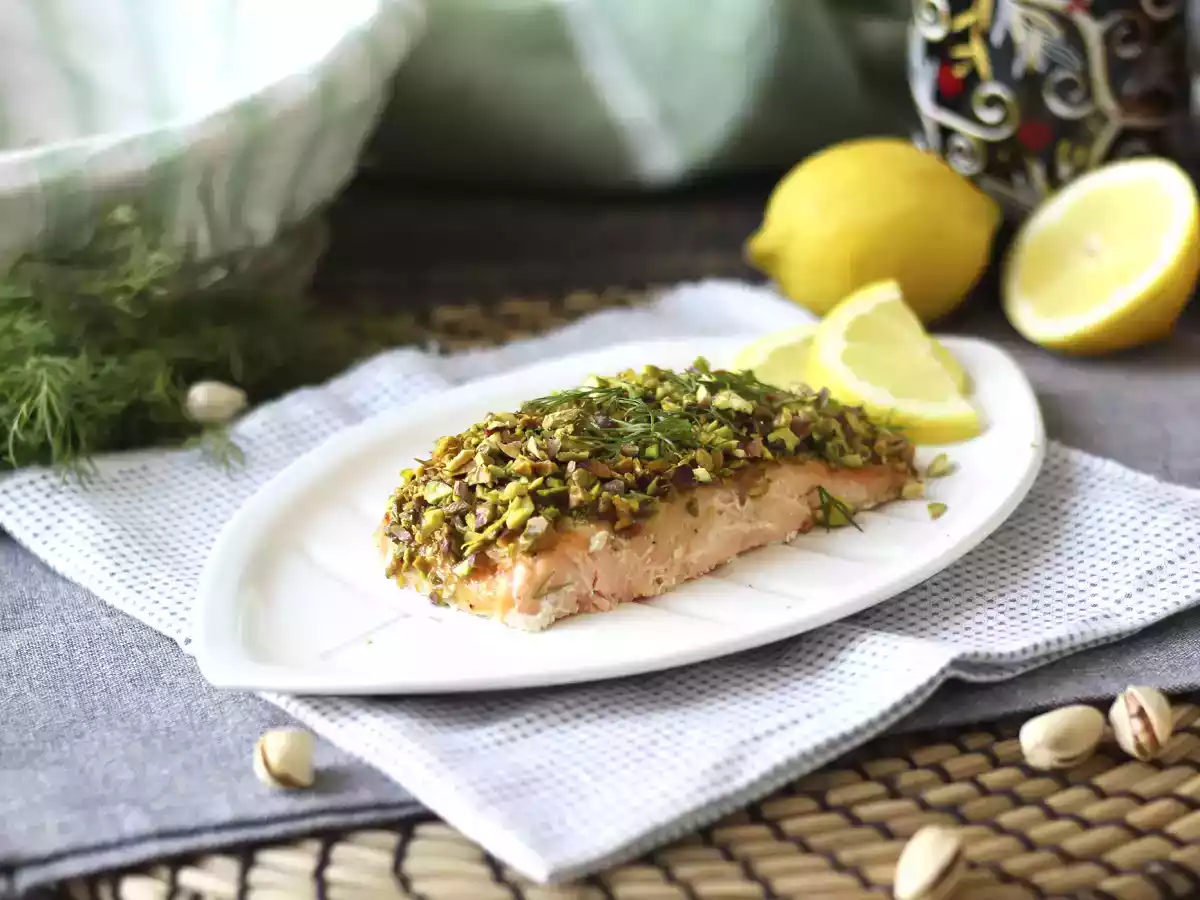 Salmão em Crosta de Pistache: Receita Elegante em Menos de 15 Minutos - foto 2