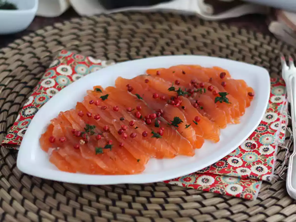 Salmão Gravlax