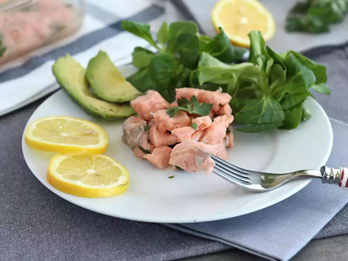 Salmão marinado no limão - foto 3