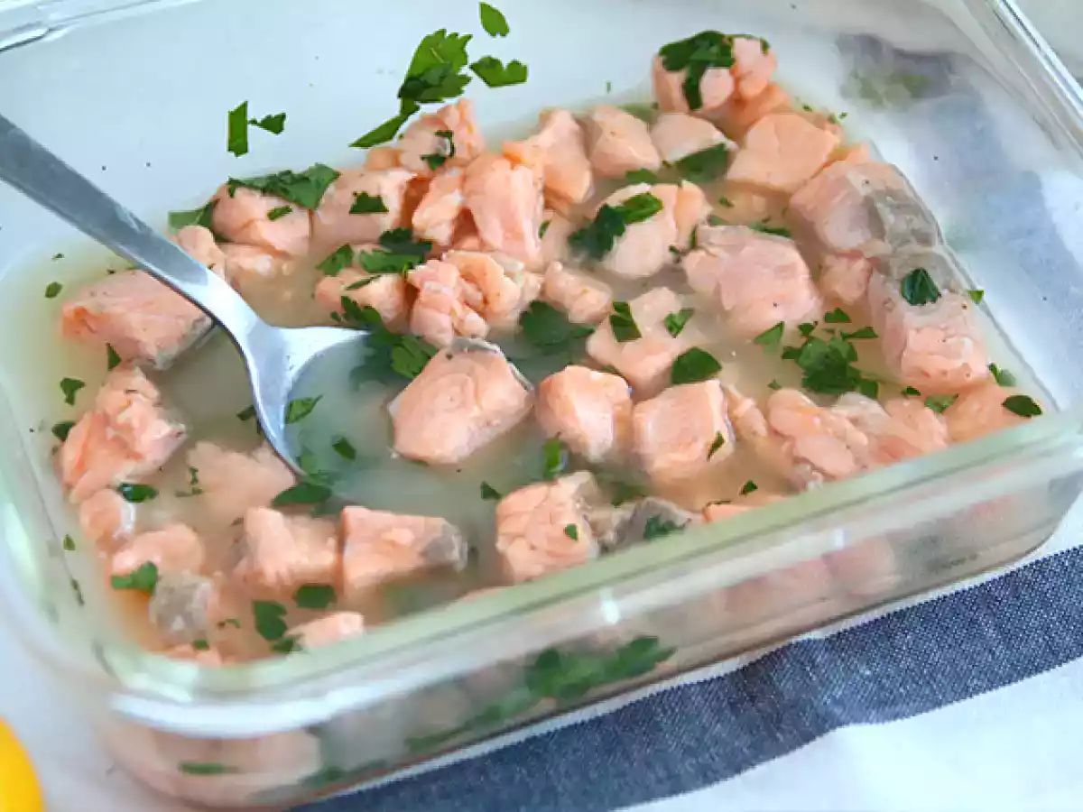 Salmão marinado no limão - foto 5