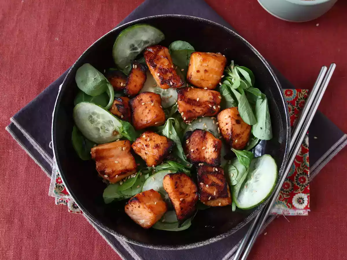 Salmão na Air Fryer com uma marinada asiática - foto 3