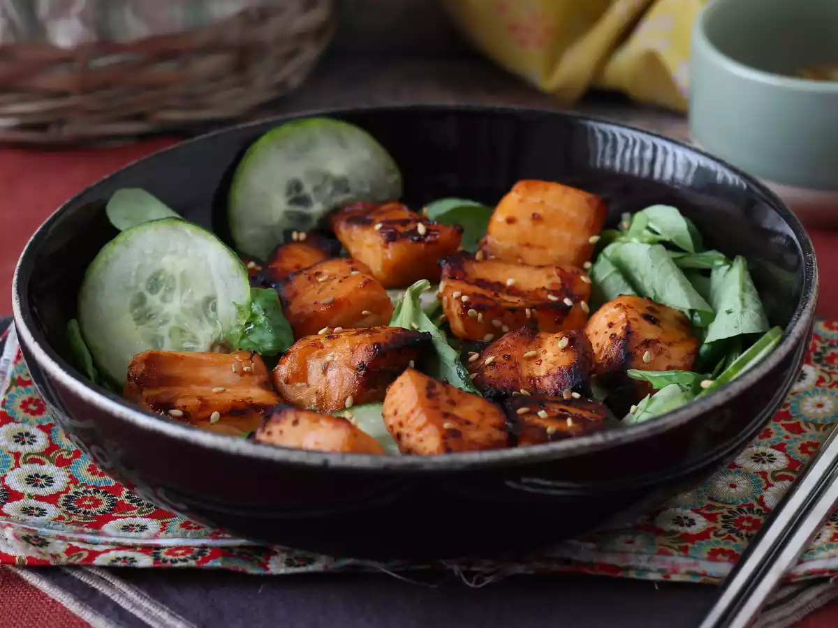 Salmão na Air Fryer com uma marinada asiática - foto 5