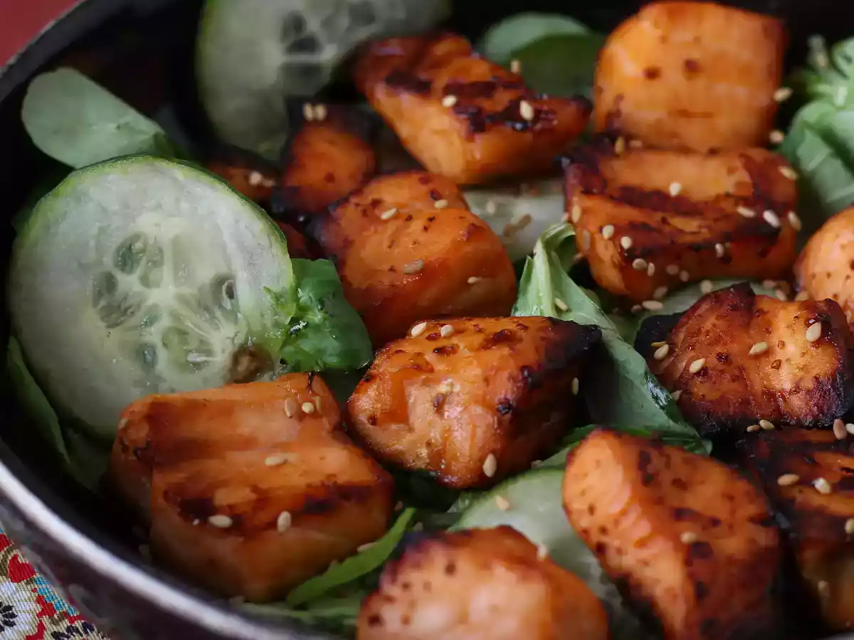Salmão na Air Fryer com uma marinada asiática - foto 6