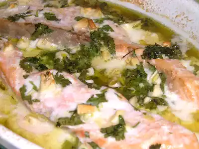 Salmão no forno