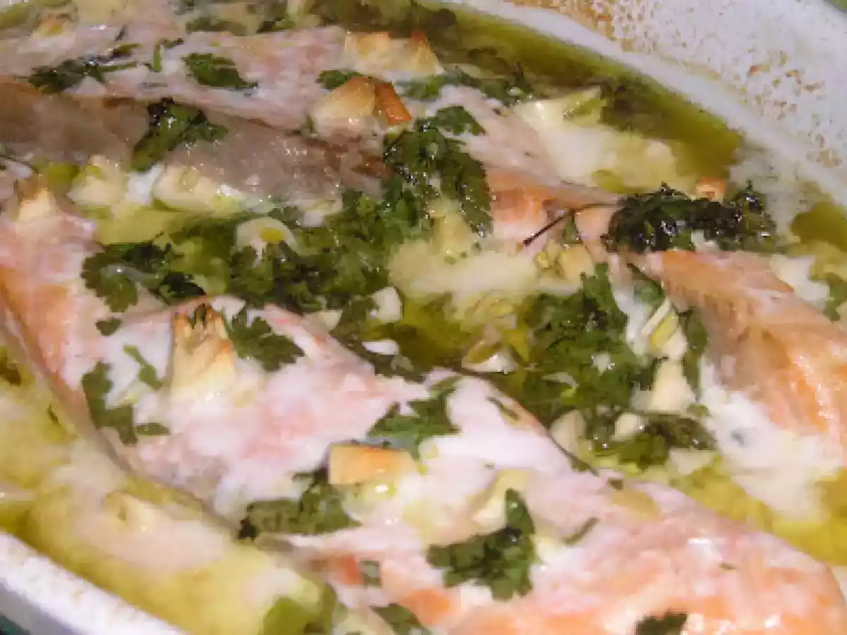 Salmão no forno