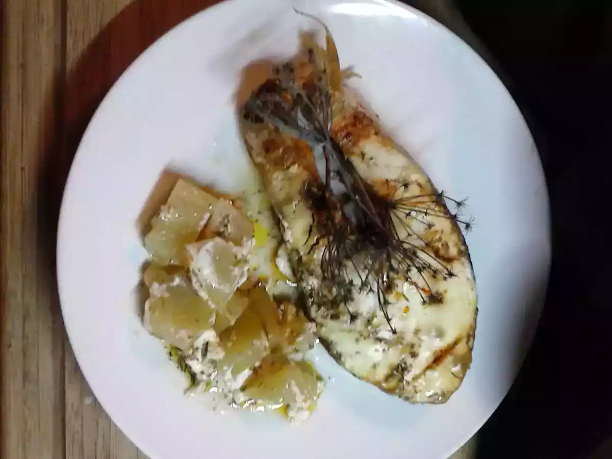 Salmão no forno