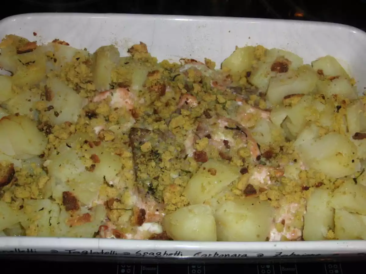 Salmão no forno c/ crosta de broa de milho - foto 2
