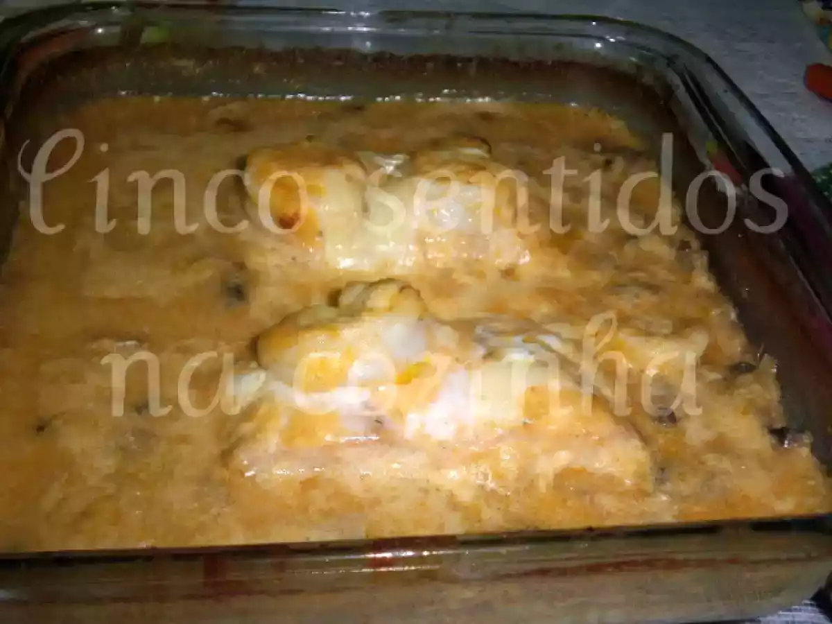 Salmão no forno com molho de camarão - foto 3
