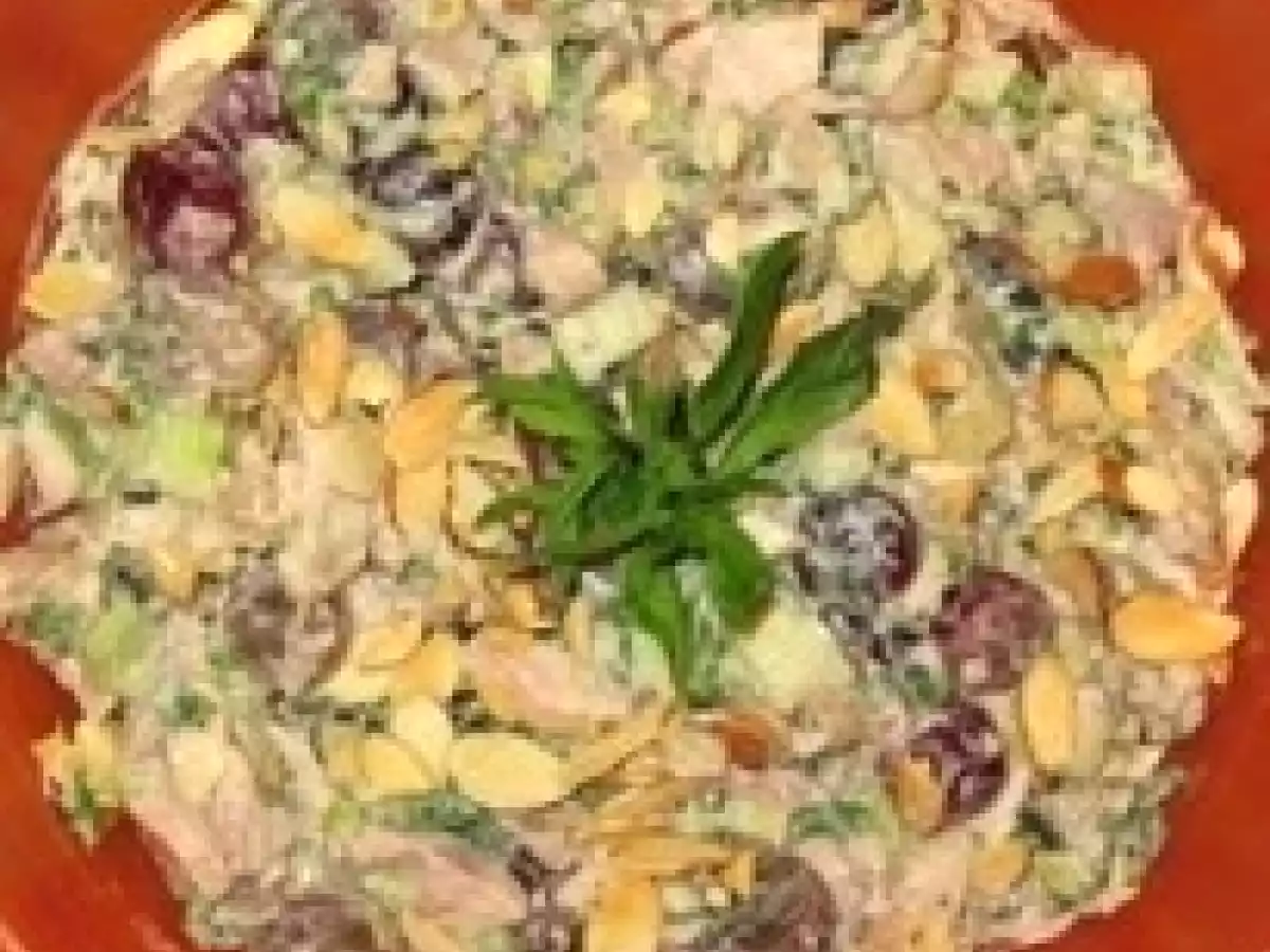 Salpicão de frango com uva