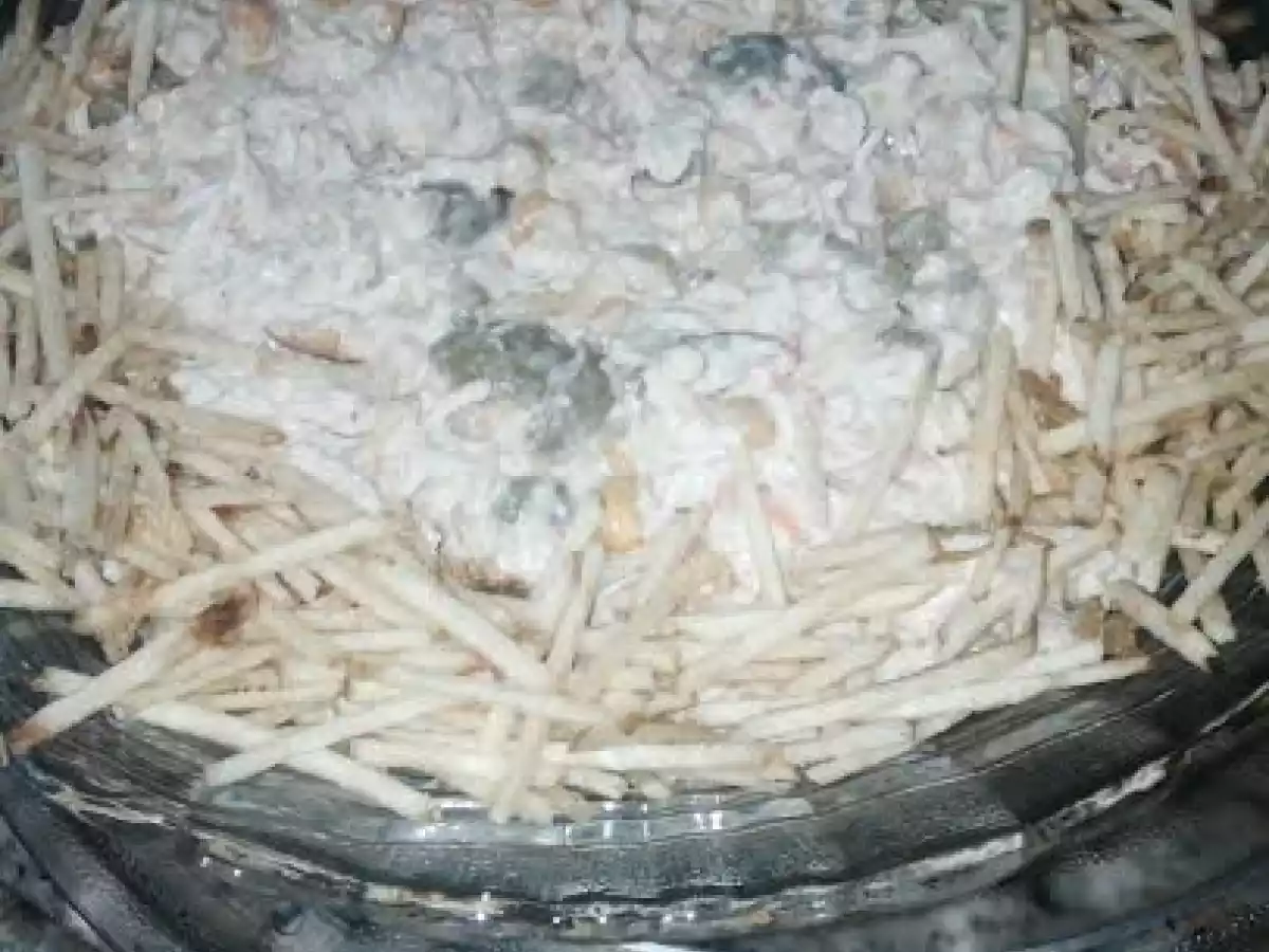 Salpicão de frango cremoso