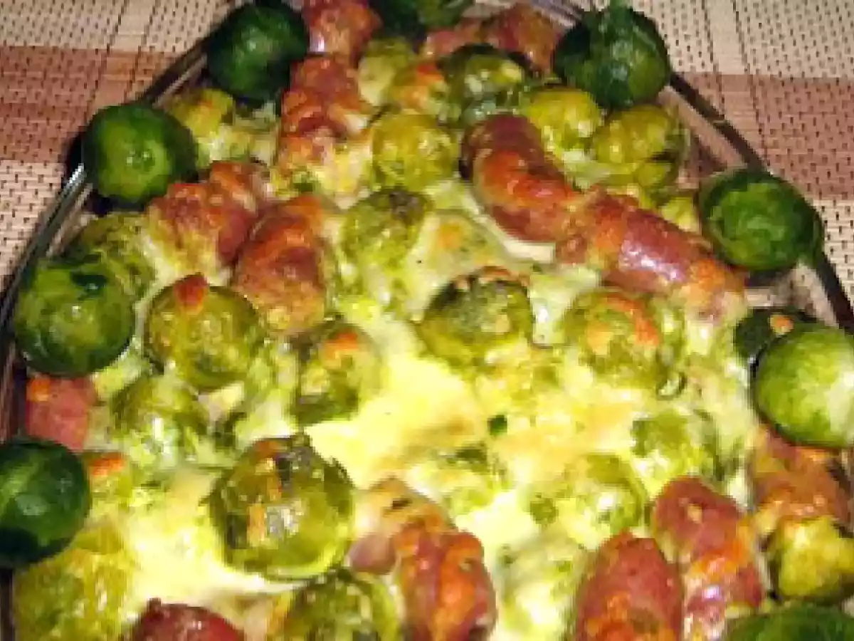 Salsichas Com Couve-de-bruxelas - foto 2
