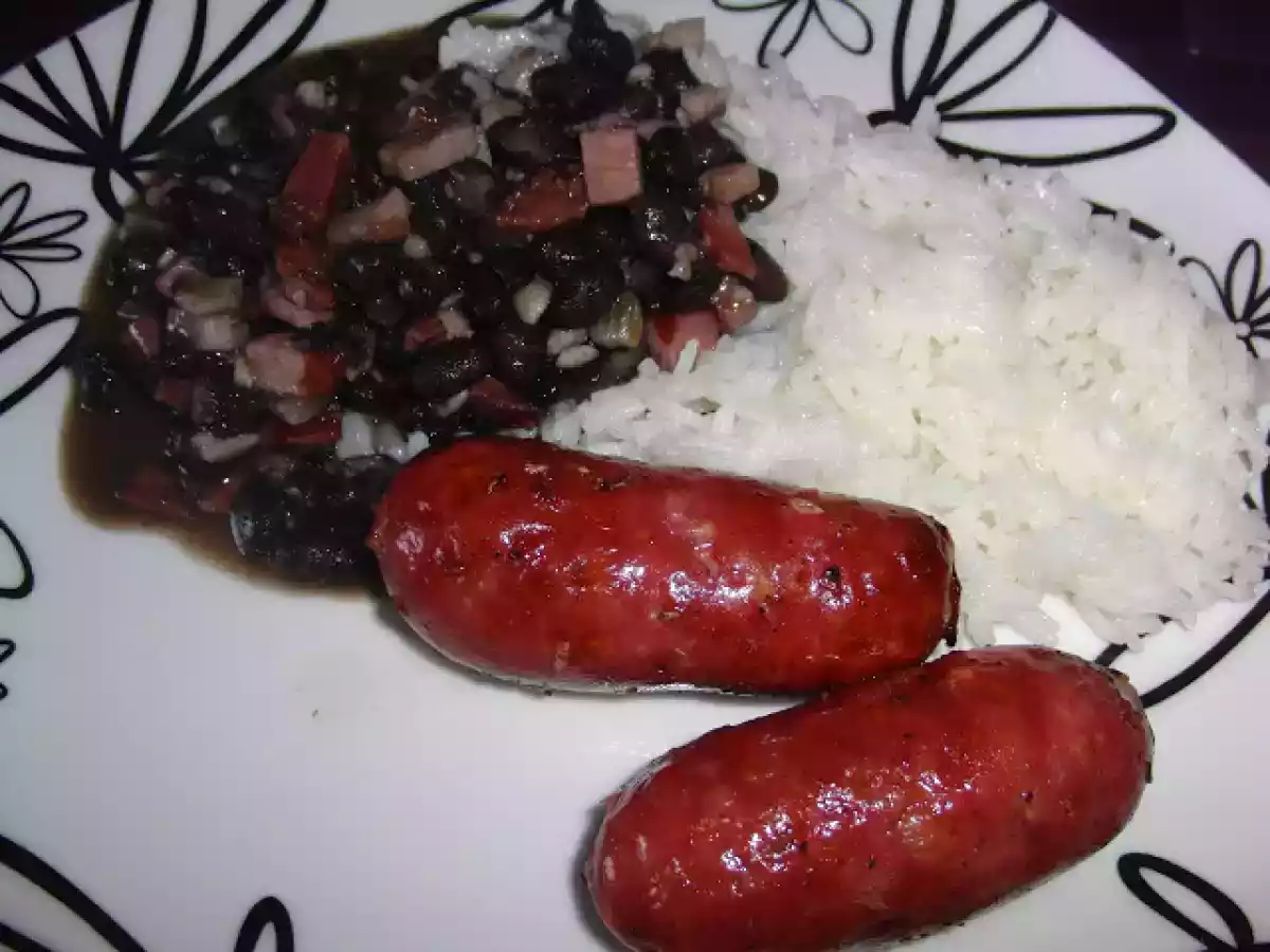 Salsichas frescas brasileiras na actifry