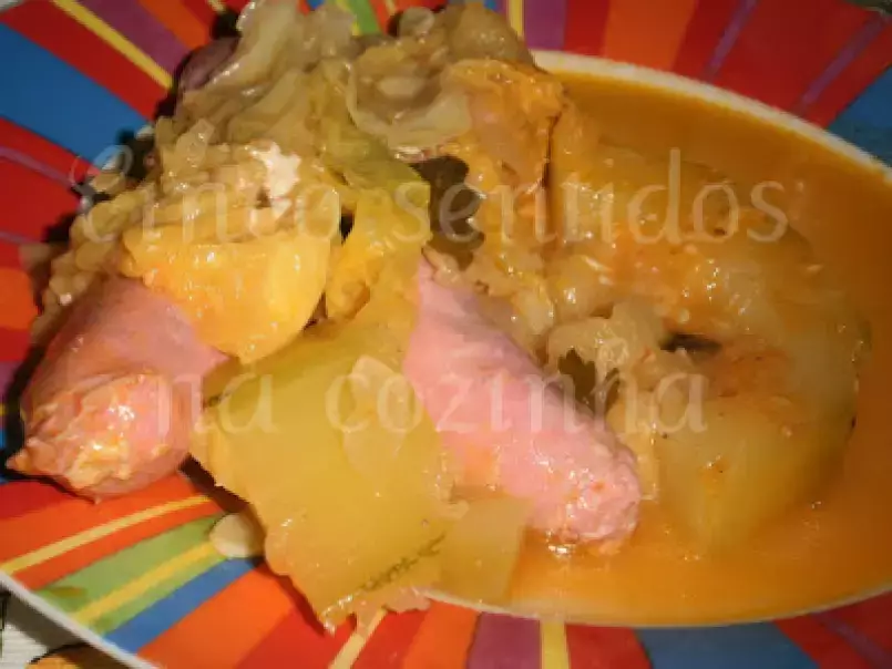 Salsichas frescas com lombardo e courgette - foto 3