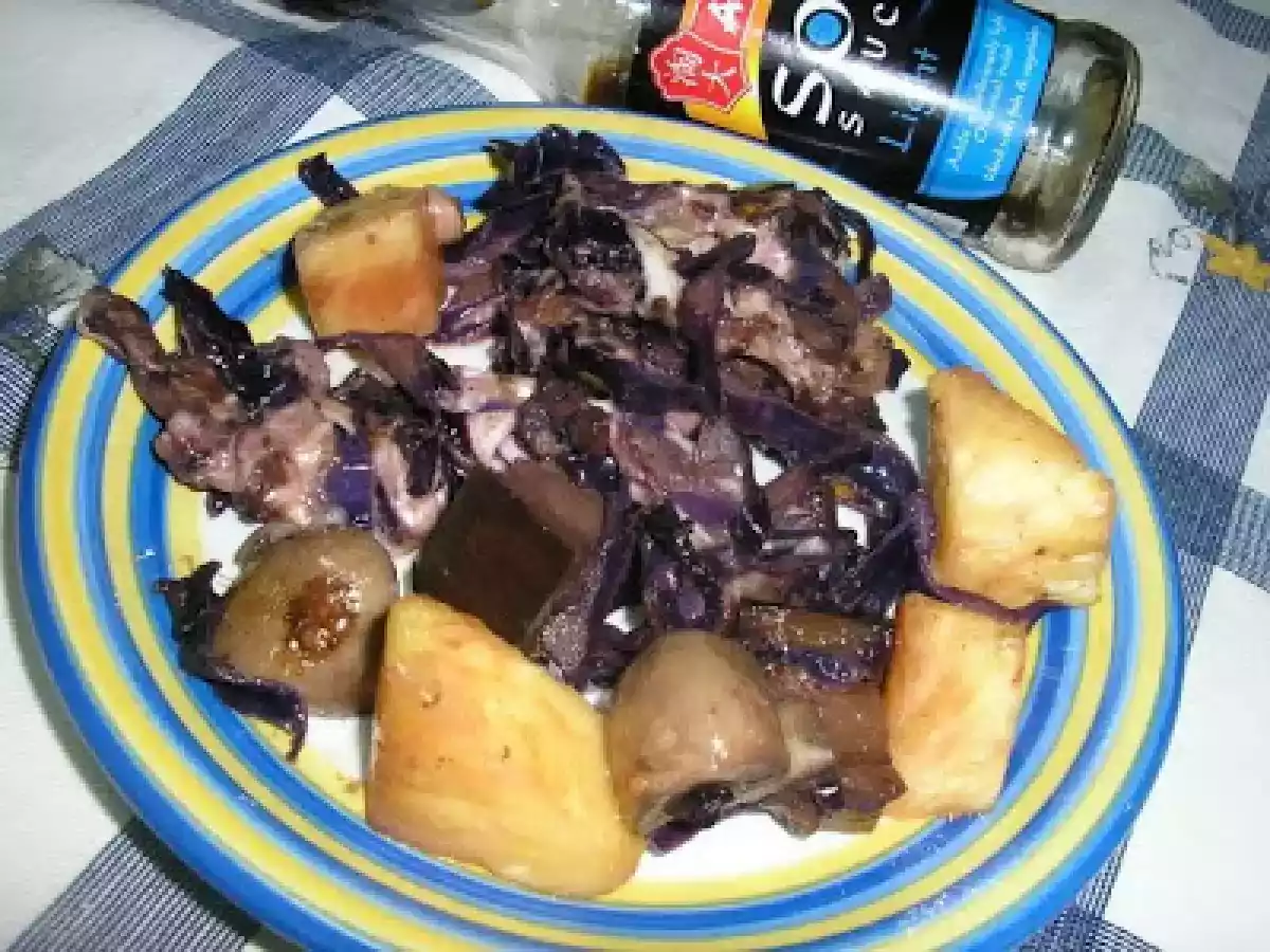 Salteado de legumes com ananás - foto 2