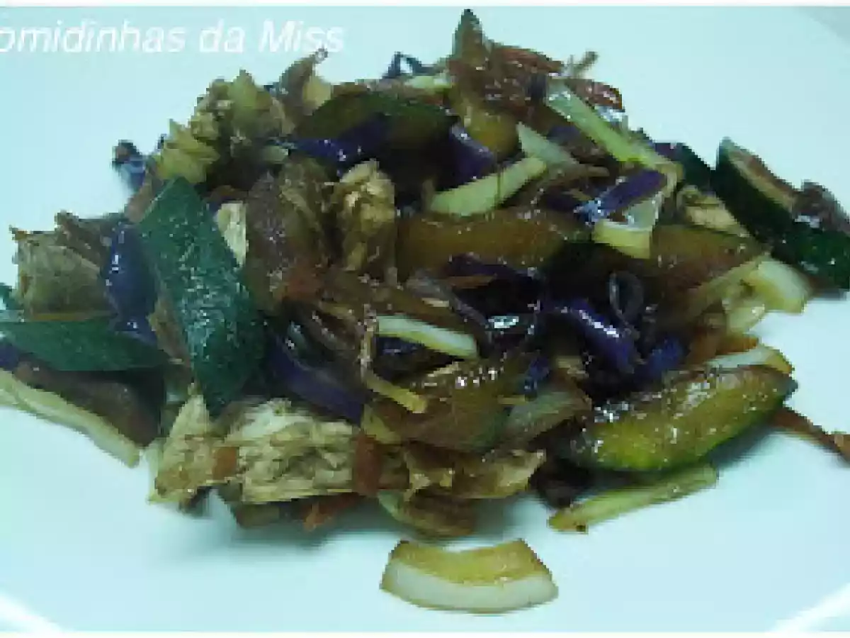 Salteado de Legumes no WOK