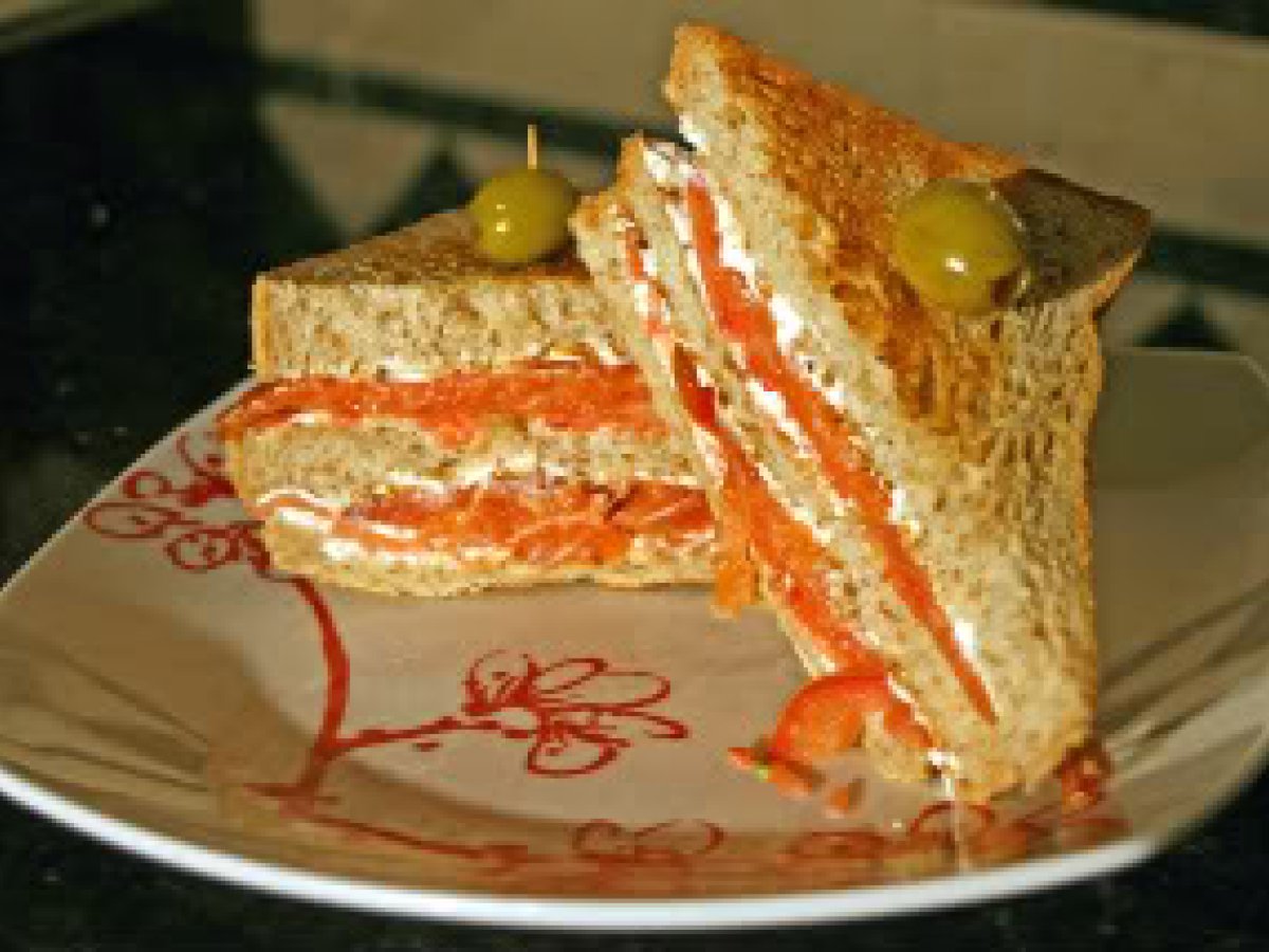 Sandes de Salmão Fumado