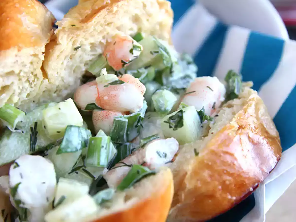 Sanduíche de gambas (prawns roll) - foto 3