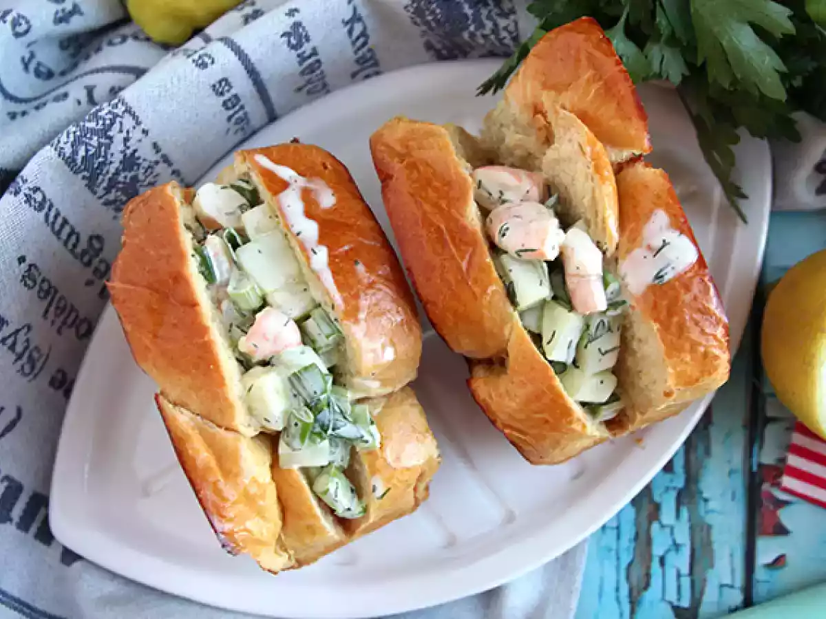 Sanduíche de gambas (prawns roll) - foto 4