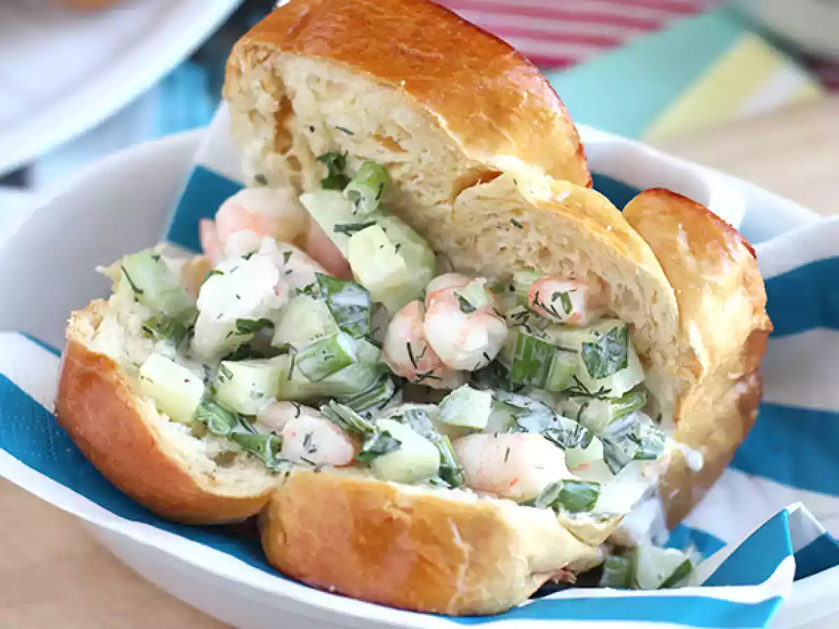 Sanduíche de gambas (prawns roll) - foto 5