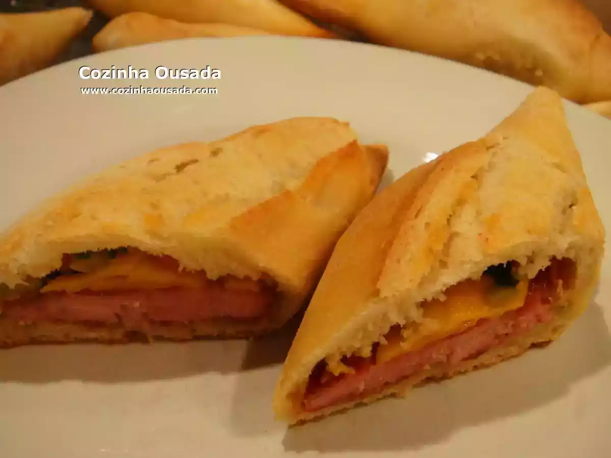 Sanduiche de Linguiça e Palmira