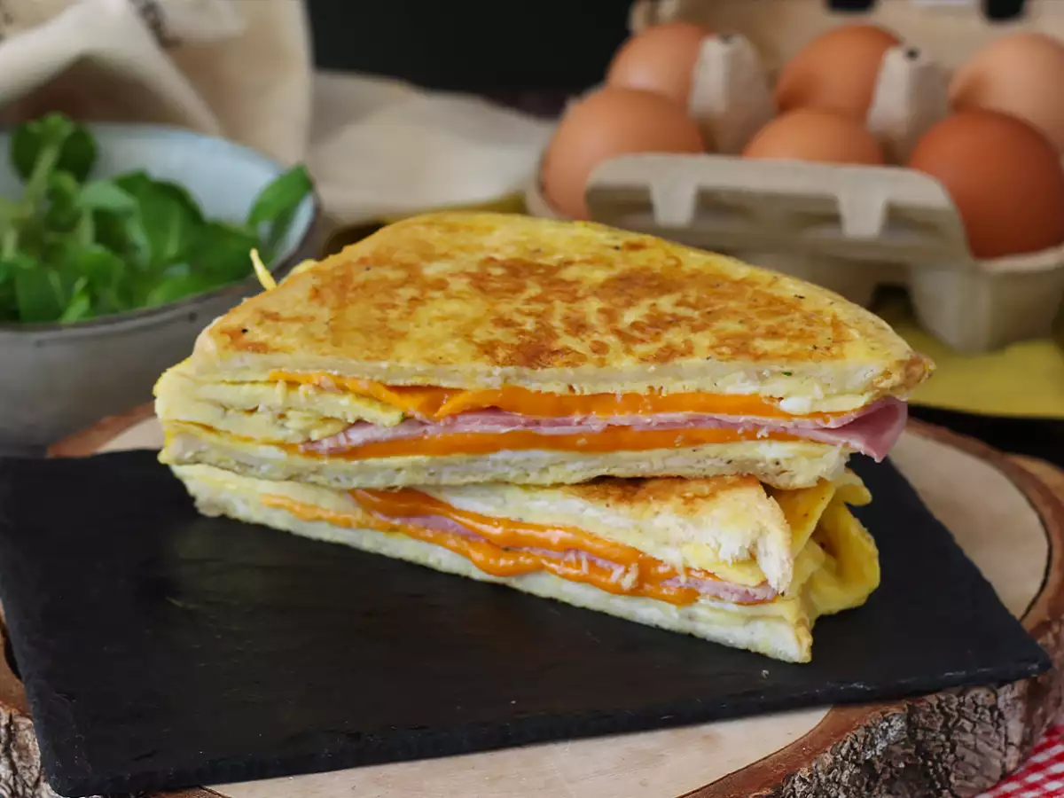 Sanduíche de omelete