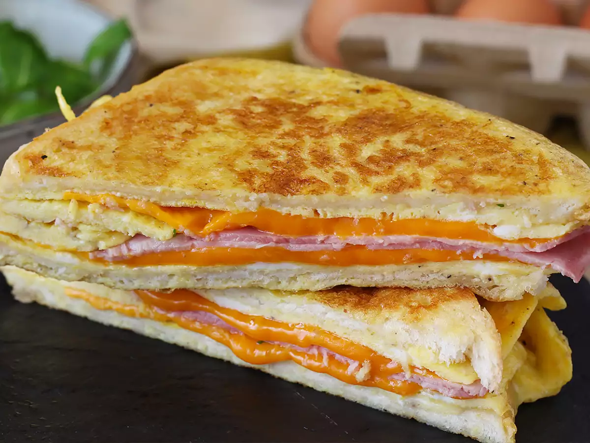 Sanduíche de omelete - foto 3
