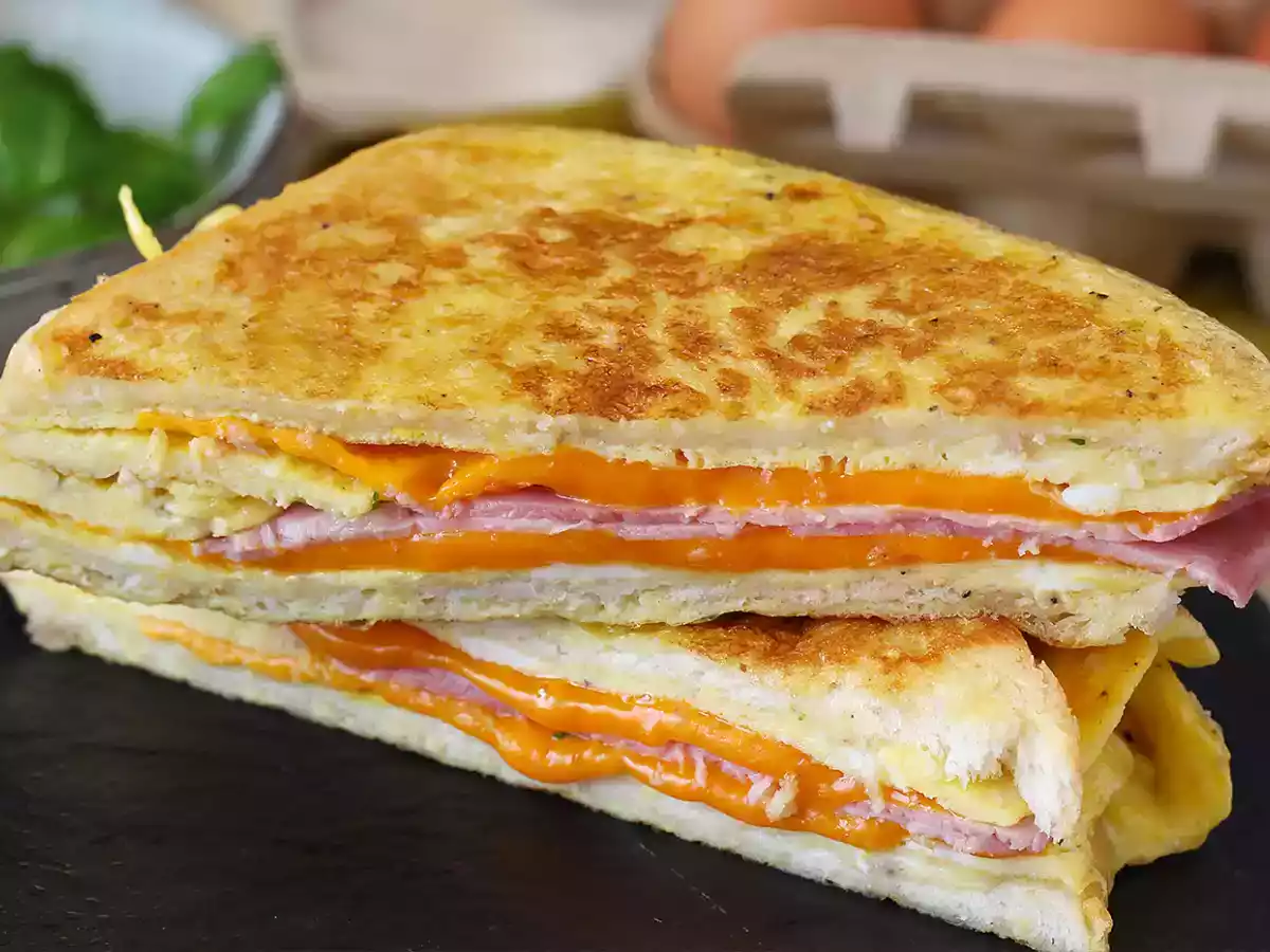 Sanduíche omelete - foto 3