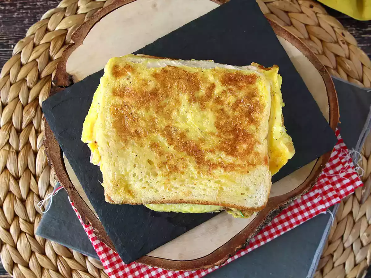 Sanduíche omelete - foto 4