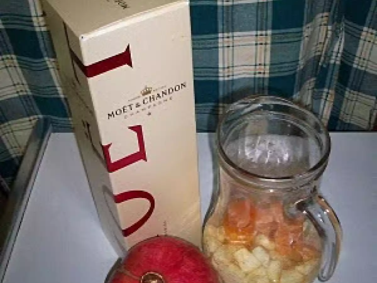 Sangria de Champanhe para a Consoada de Natal