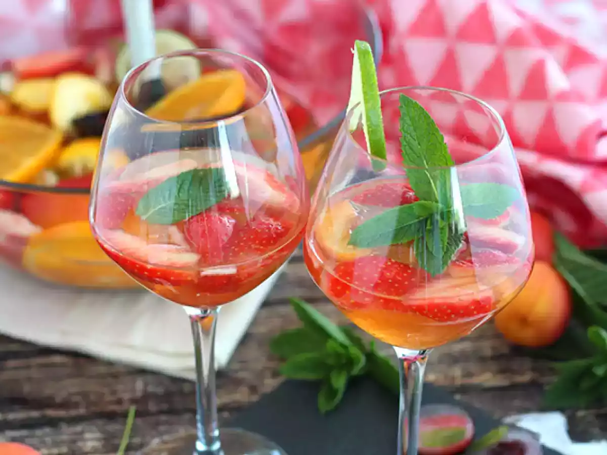 Sangria de vinho branco (Sangria branca) - foto 4
