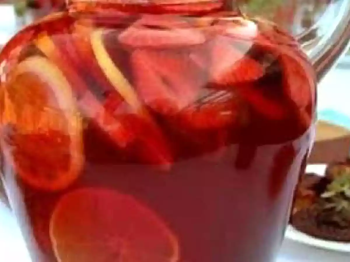 Sangria de vinho tinto
