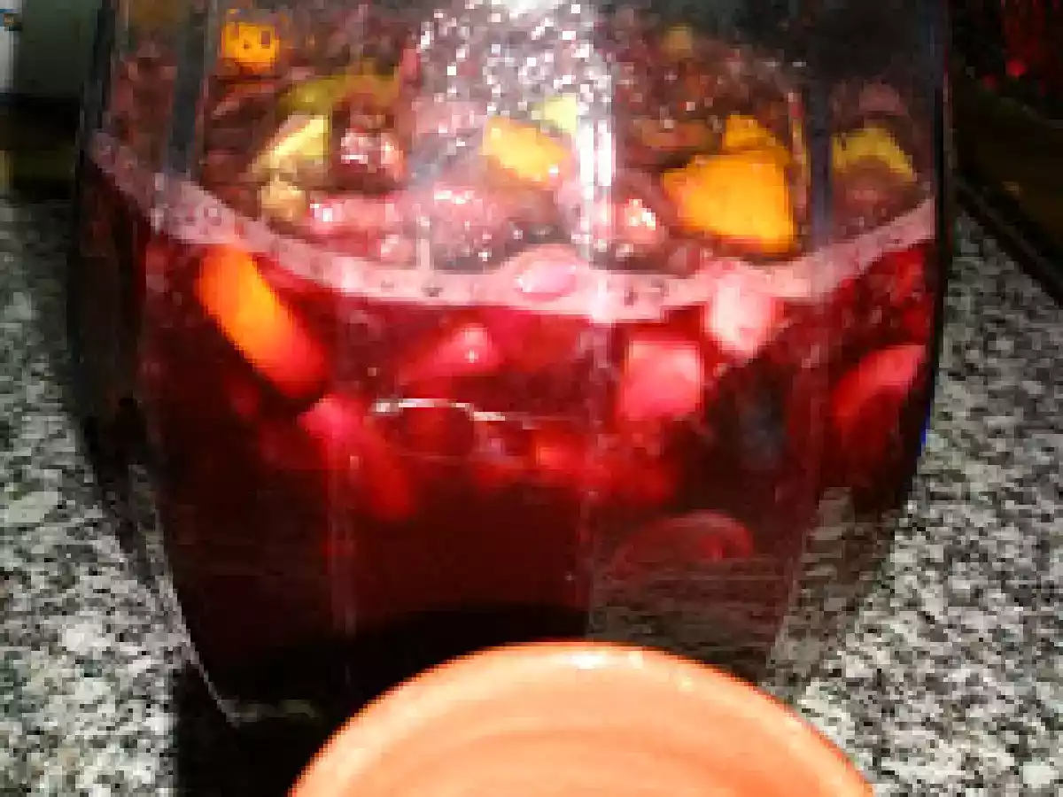 Sangria de vinho tinto