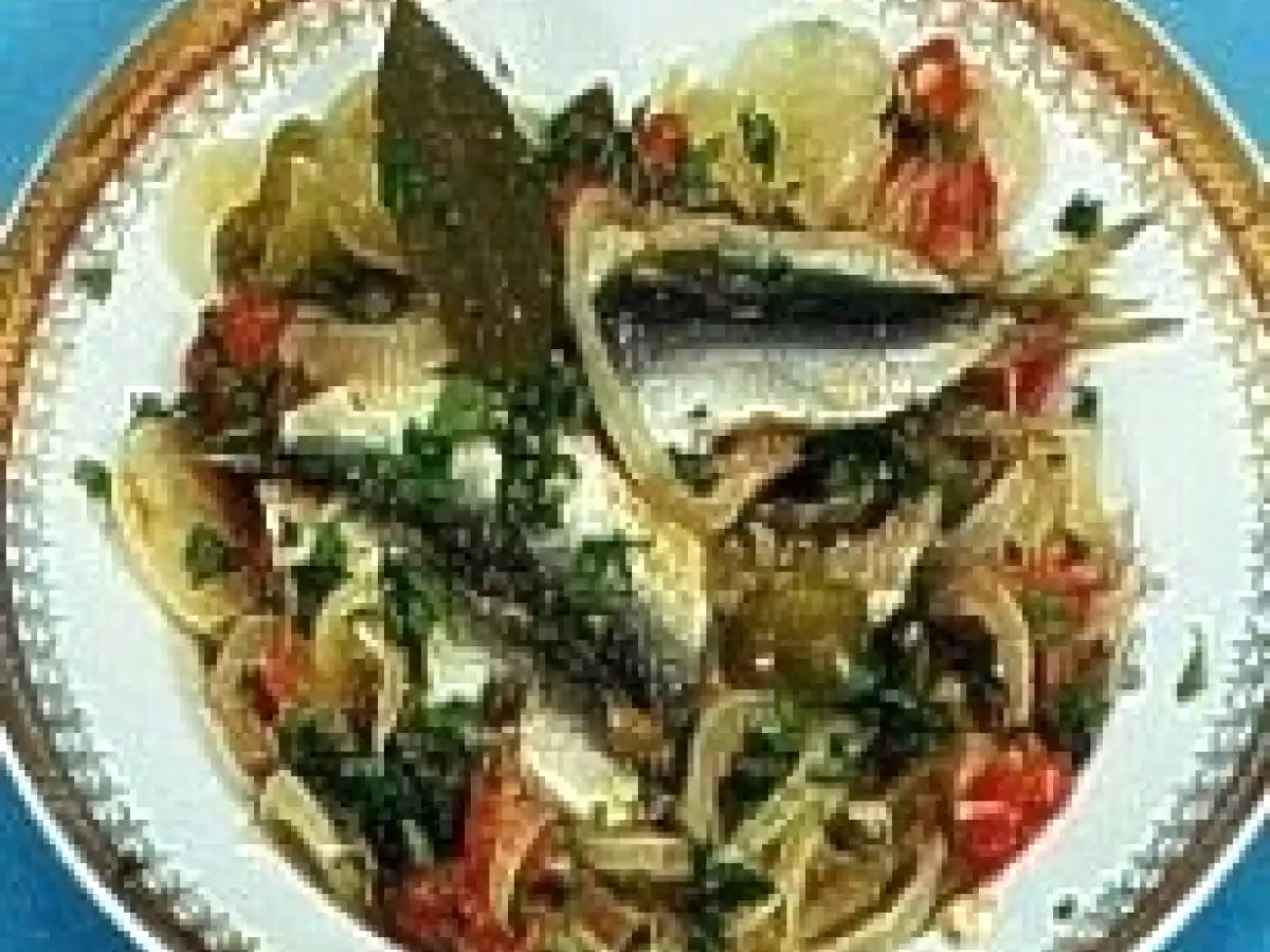 Sardinha Escabeche no Microondas