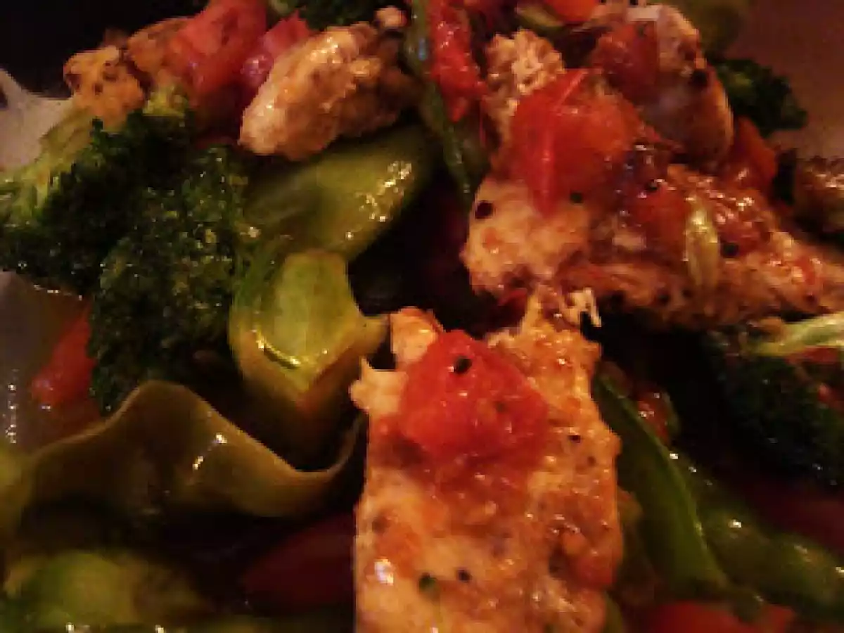 Sassami de Frango com Legumes