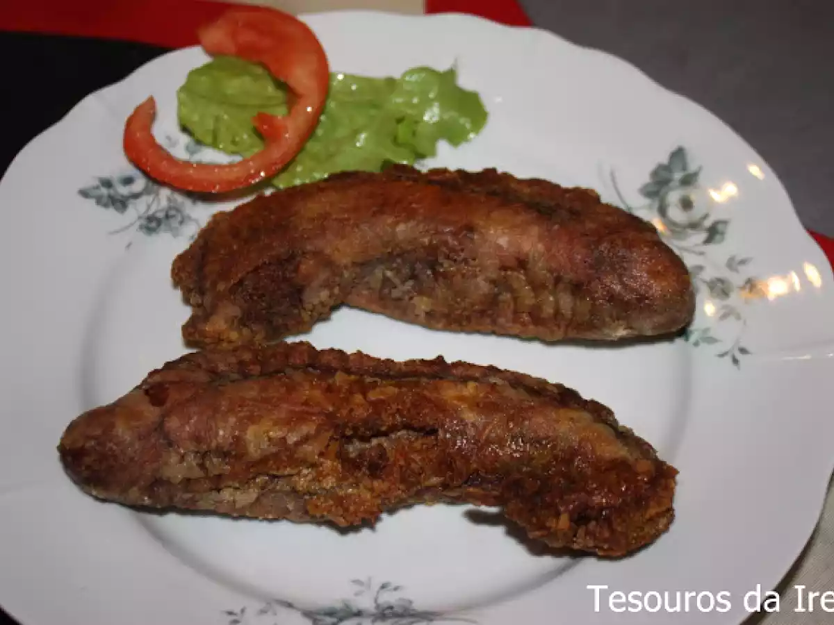 Sável e ovas fritas