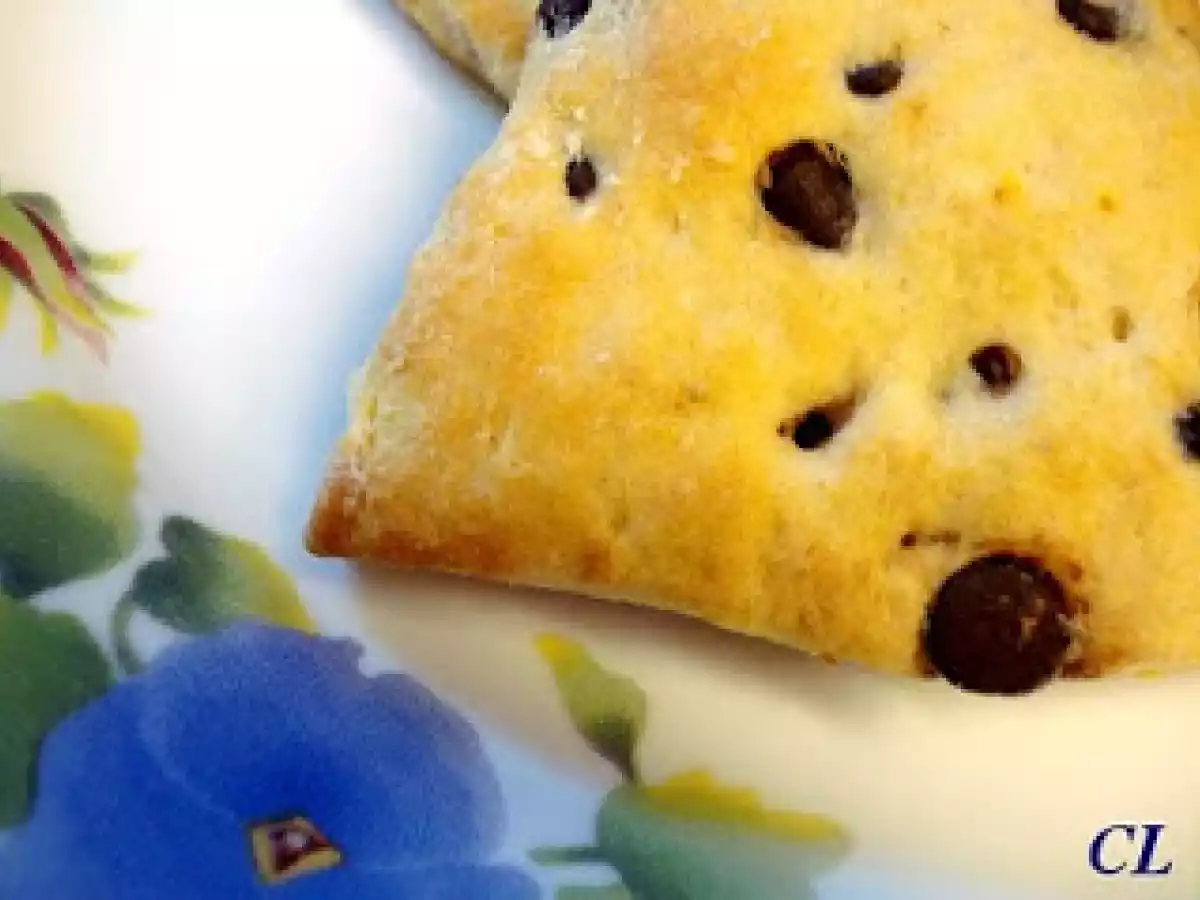 Scones de Laranja e Chocolate