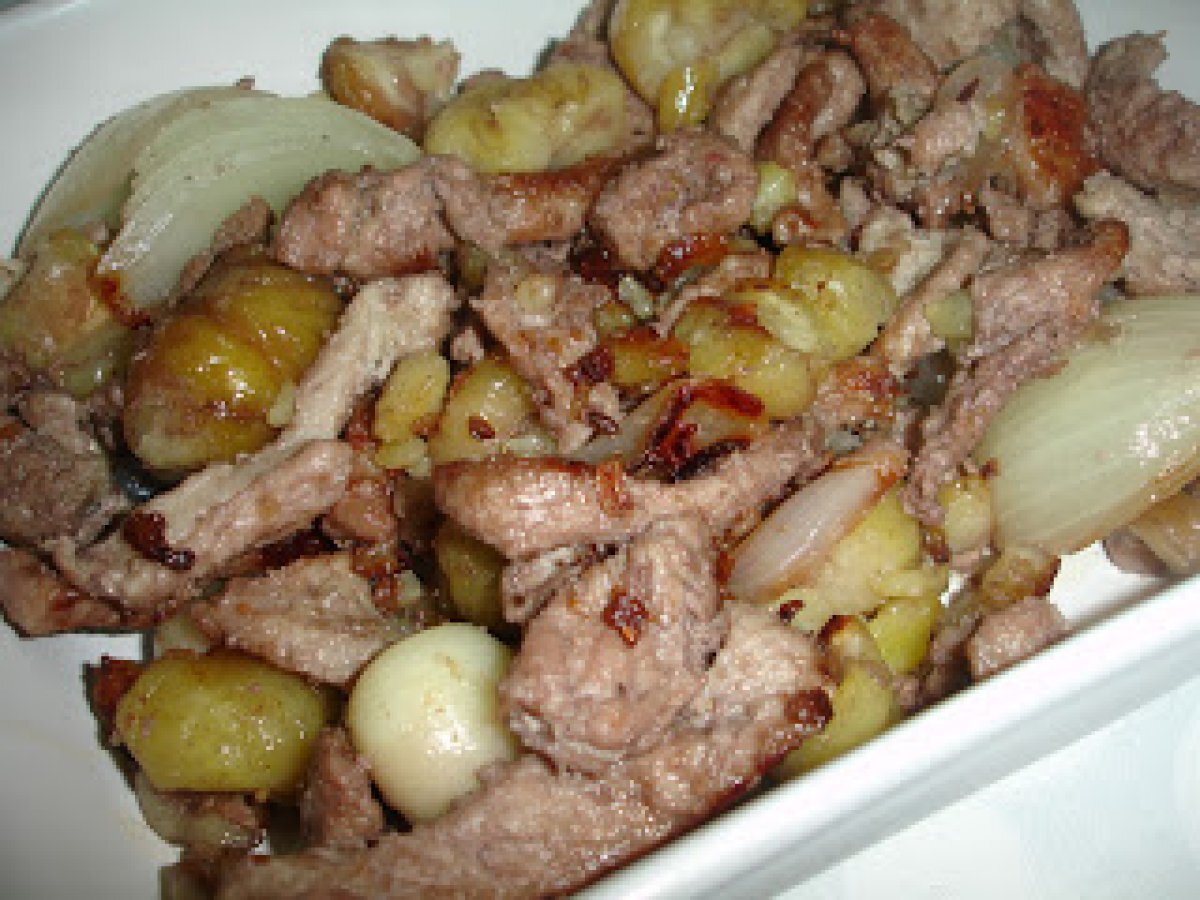 Secretos de Porco com Castanhas