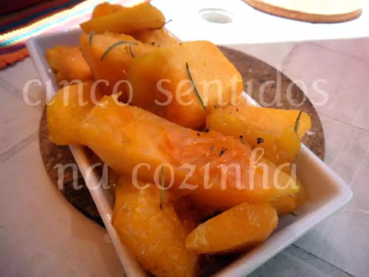 Semana Vegetariana: Abóbora assada no forno com mel e alecrim