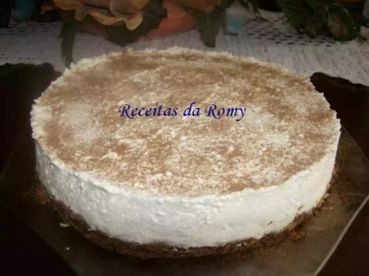 Semifrio de café com requeijão e mascarpone