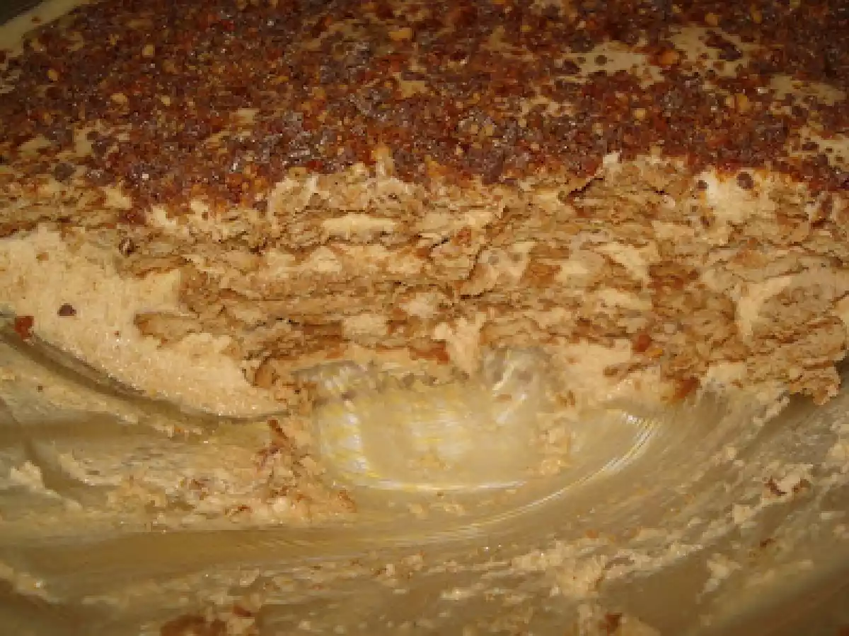 SEMIFRIO DE DOCE DE LEITE, CAFÉ E BOLACHA TORRADA COBERTO DE NOUGATT E CHOCOLATE... - foto 8