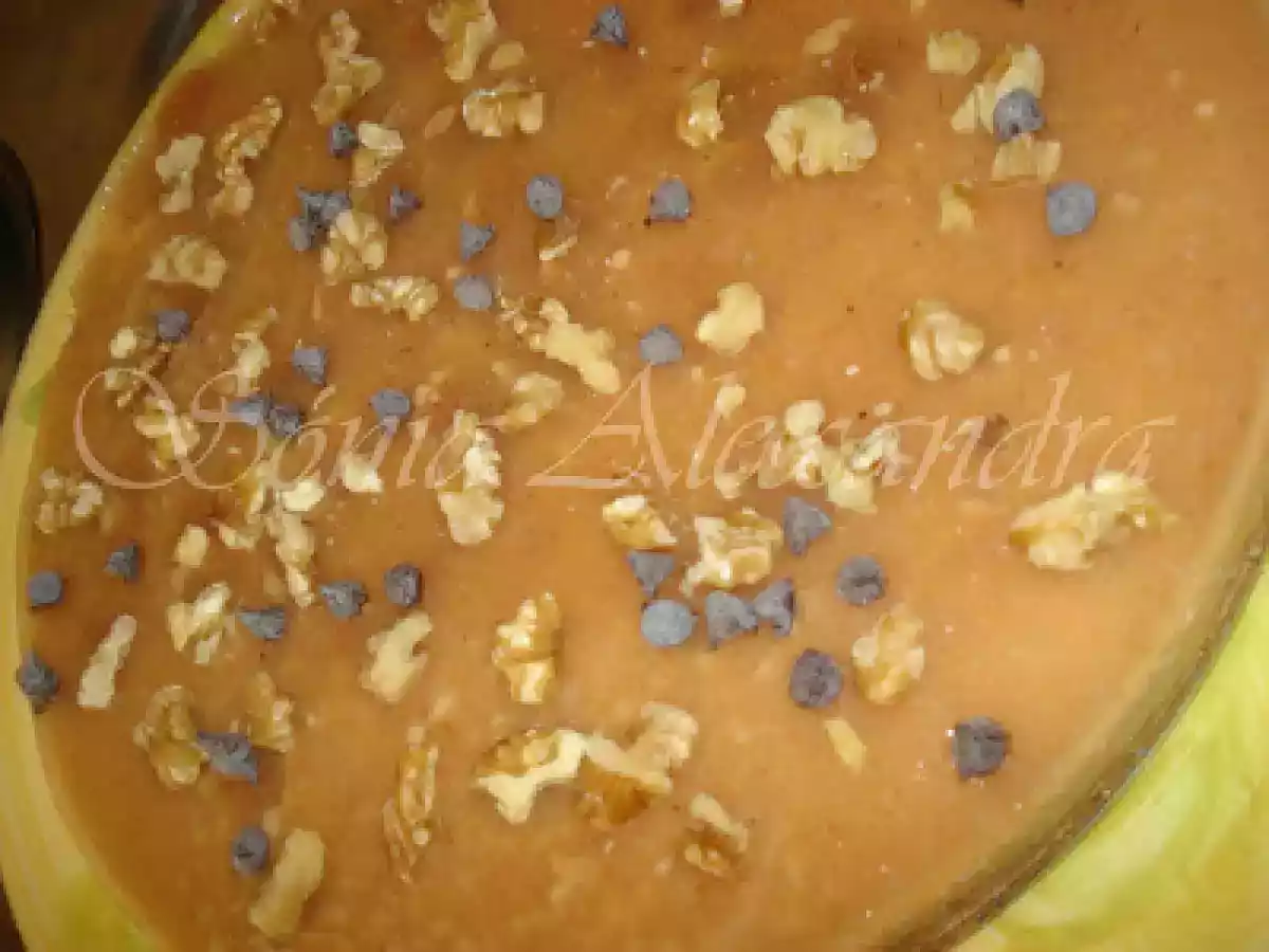SEMIFRIO DE DOCE DE LEITE COM COBERTURA DE MARMELADA, NOZES E PEPITAS DE CHOCOLATE... - foto 6