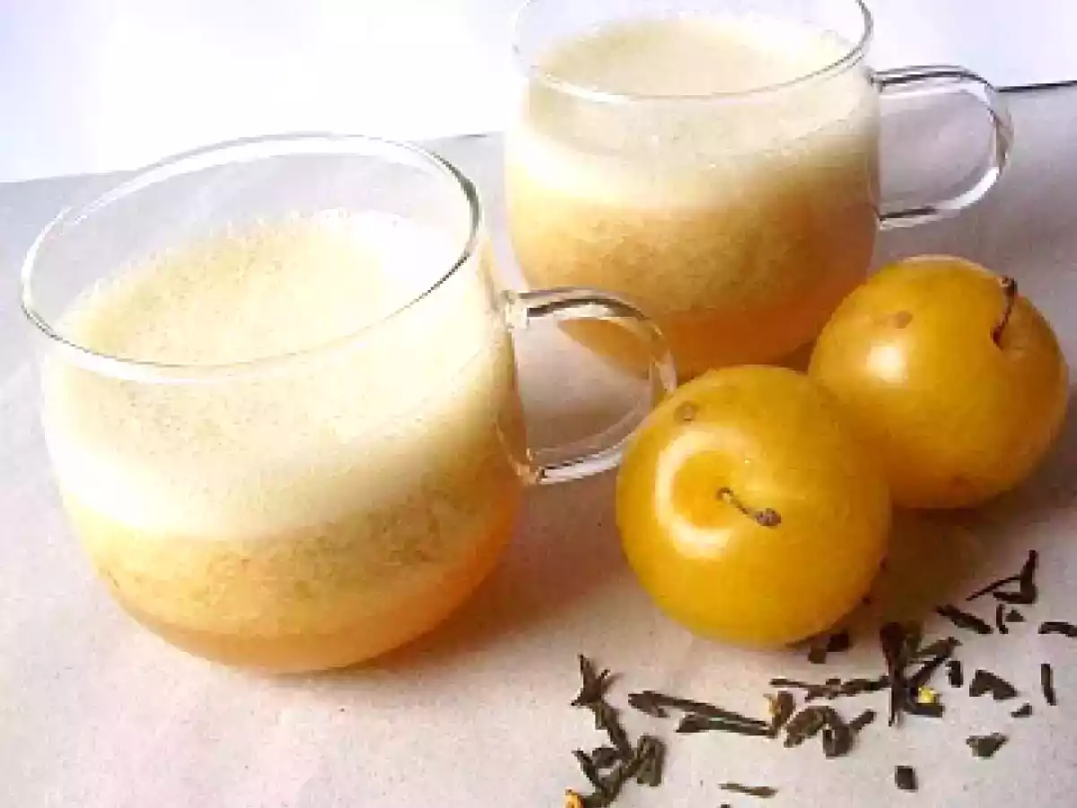 Smoothie de Ameixa e Chá Verde