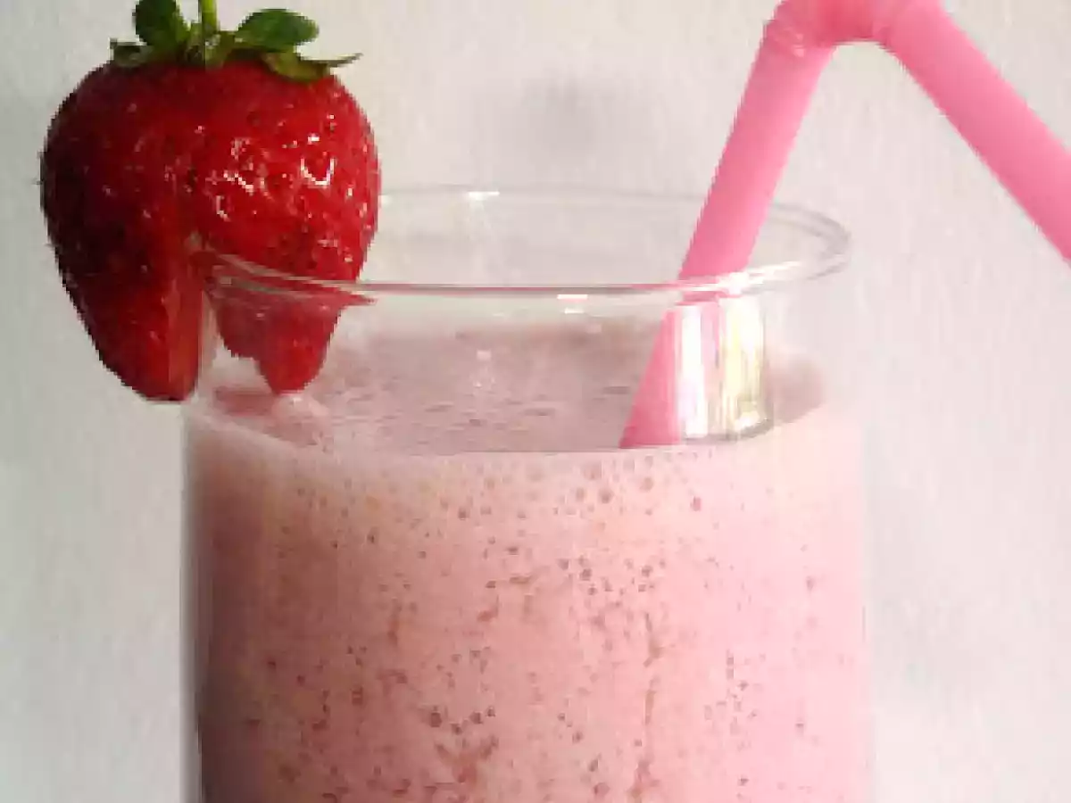 Smoothie de Morango e Meloa