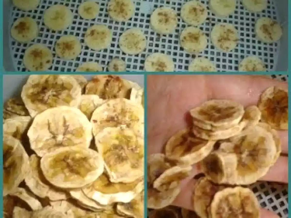 Snack de Banana Desidratada