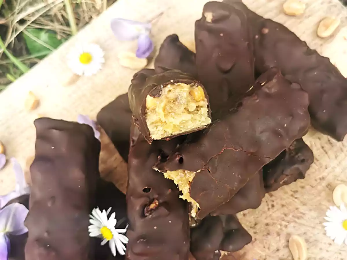 Snickers caseiro (vegano e sem gluten)