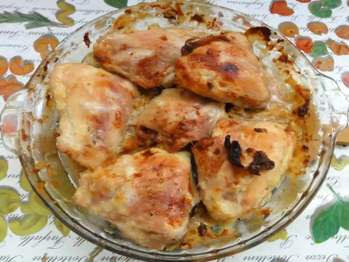 Sobrecoxa de Frango com Creme de Cebola - foto 2