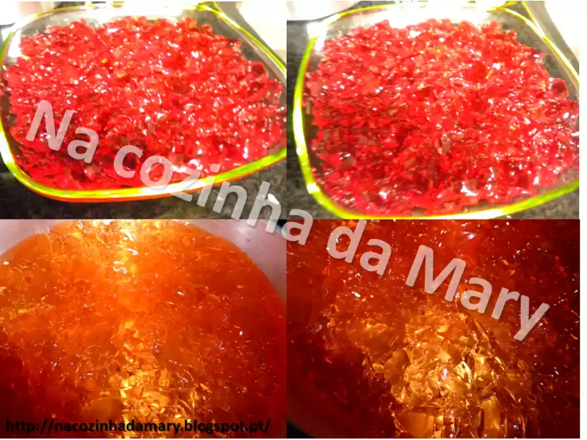 sobremesa com gelatina e chantily - foto 5