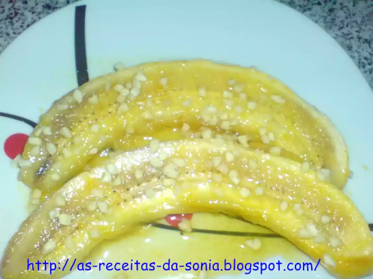 Sobremesa requintada de banana