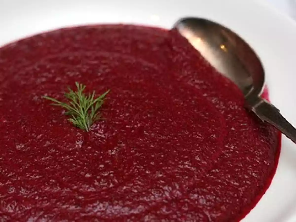 Sopa Creme de Beterraba Light